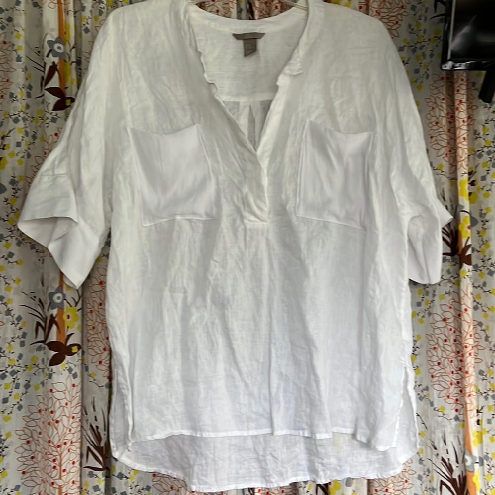 H&M Linen Shirt 18 1x 2x